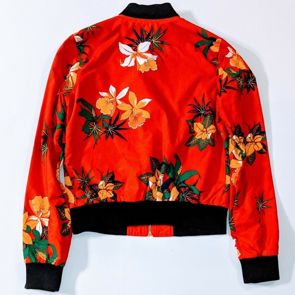 Obey reversible bomber jacket size xs - Picture 9 of 10